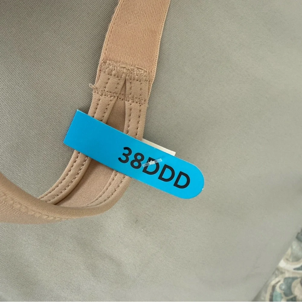 Bali Nude Minimizer Full-Coverage Underwire T-Shirt Bra Sz 38DDD NWT
